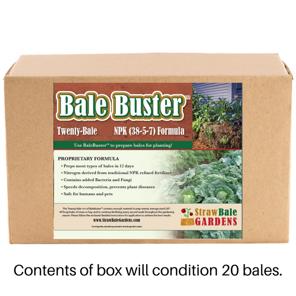 BaleBuster20 - Twenty Bale Garden Size - Refined NPK Formulation