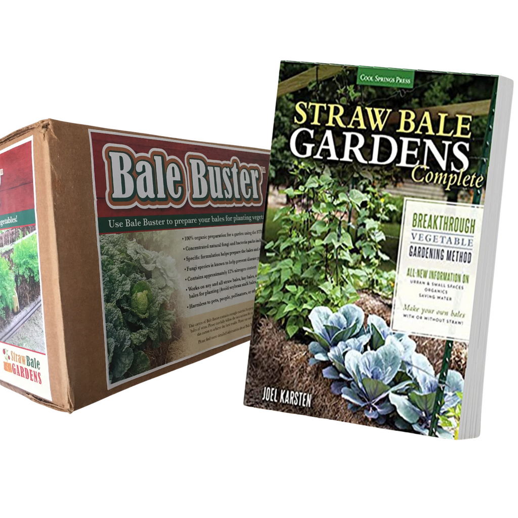 Straw Bale Gardening Starter Kit - Includes BaleBuster5 and Straw Bale Gardens book by Karsten