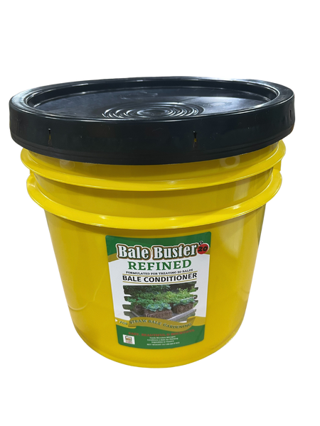 6 Units - BaleBuster5 - Pail - Retail display packaging -Organic 5 bale formula